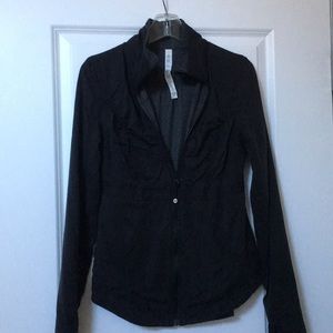 Lululemon Reversible black and gray jacket